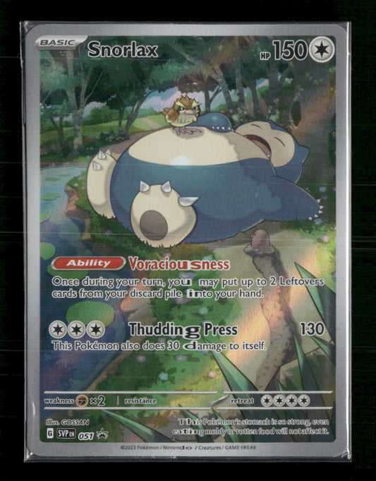 Snorlax SV: Scarlet & Violet Promo Cards #051 Sealed