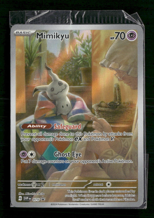 Mimikyu SV: Scarlet & Violet Promo Cards #075 Sealed