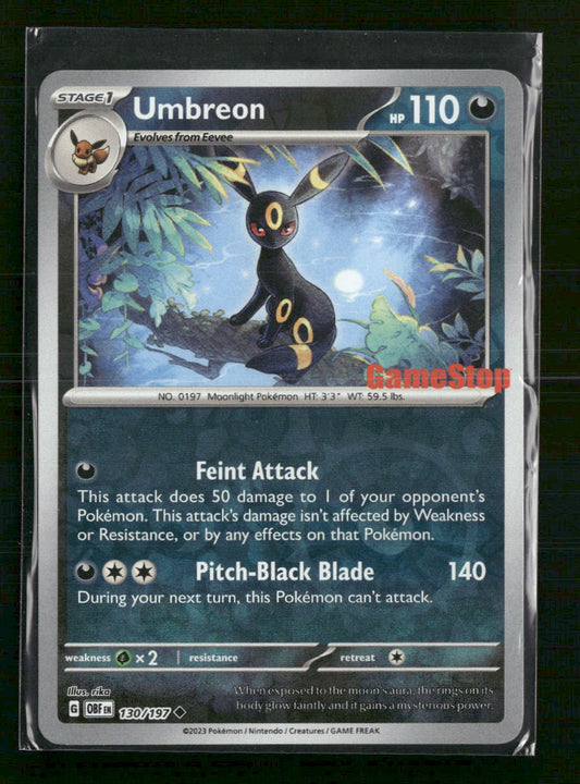 Umbreon Miscellaneous Cards & Products #130/197