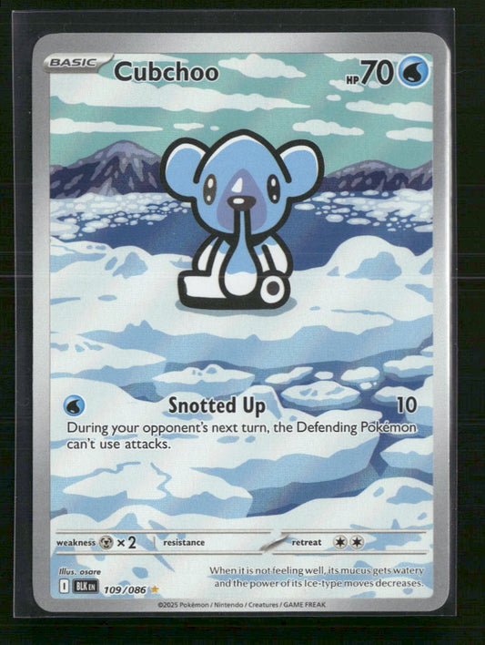 Cubchoo SV: Black Bolt #109/086
