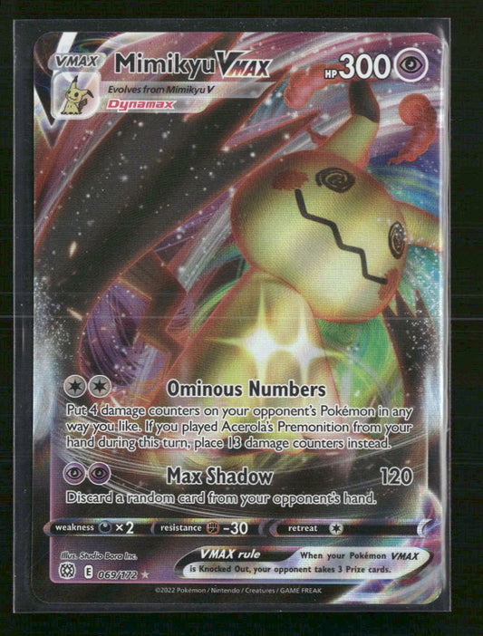 Mimikyu VMAX SWSH09: Brilliant Stars #069/172