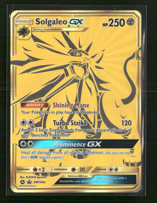 Solgaleo GX SM Promos #SM104a