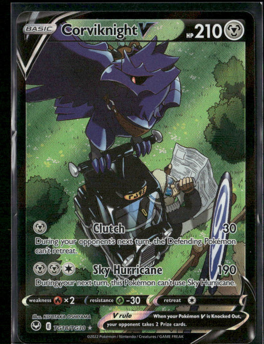 Corviknight V SWSH12: Silver Tempest Trainer Gallery #TG18/TG30