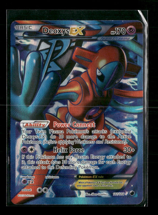 Deoxys EX (Team Plasma) (Full Art) Plasma Freeze #111/116
