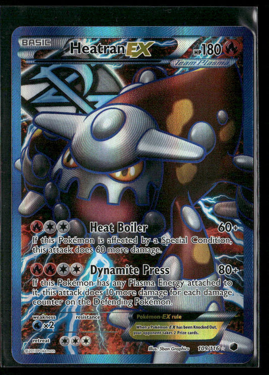Heatran EX (Team Plasma) (Full Art) Plasma Freeze #109/116