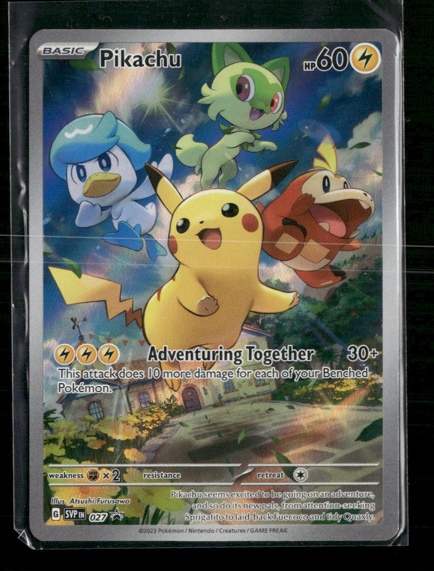 Pikachu SV: Scarlet & Violet Promo Cards #027