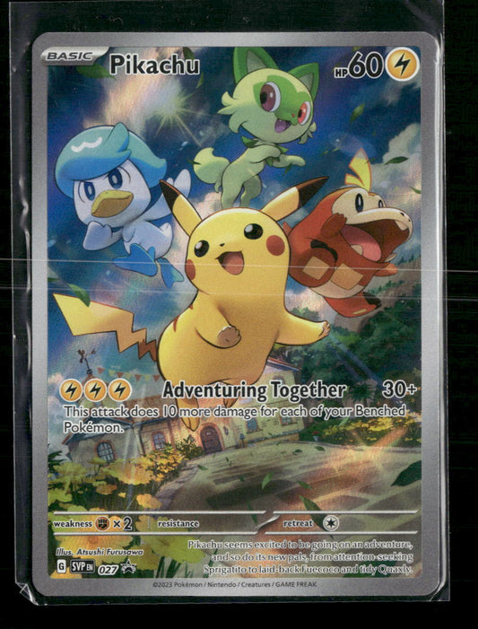 Pikachu SV: Scarlet & Violet Promo Cards #027