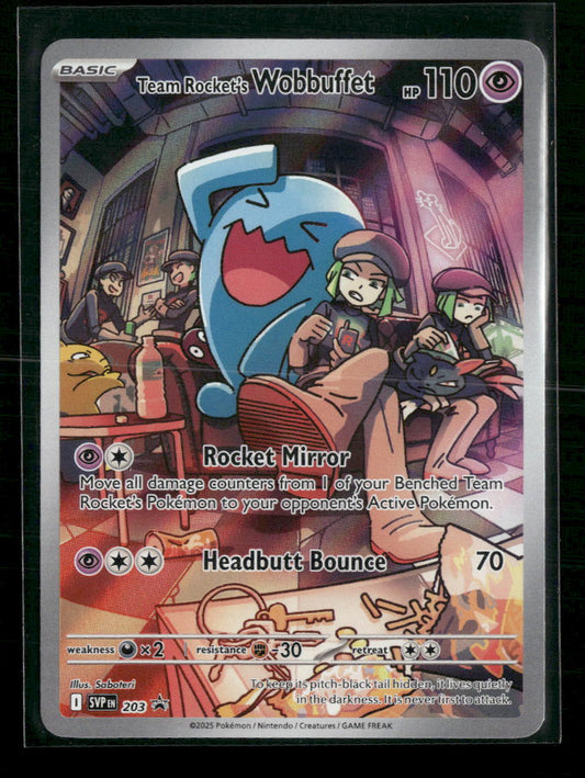 Team Rocket's Wobbuffet SV: Scarlet & Violet Promo Cards #203