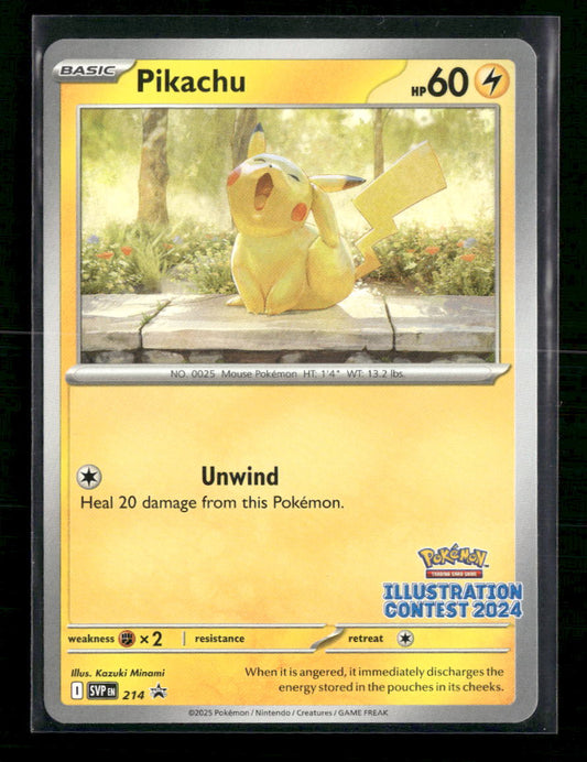Pikachu SV: Scarlet & Violet Promo Cards #214