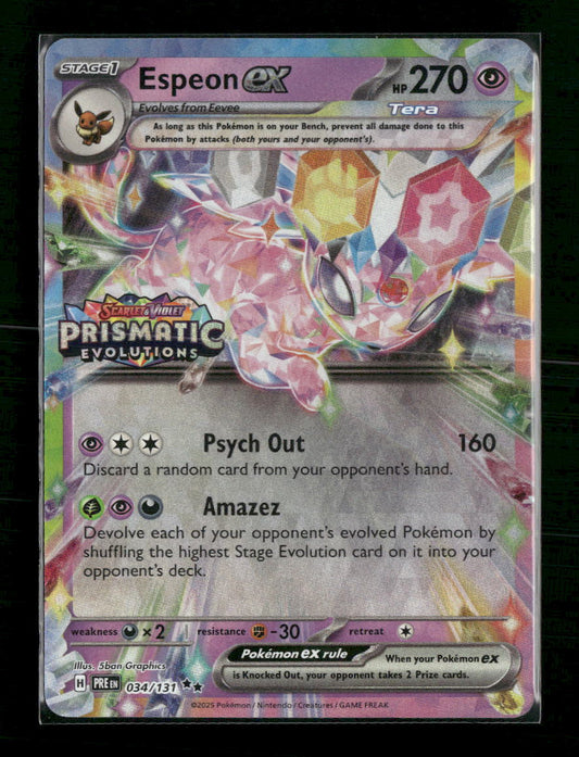 Espeon ex Miscellaneous Cards & Products #034/131