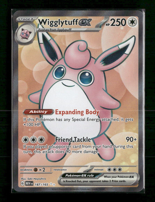 Wigglytuff ex SV: Scarlet & Violet 151 #187/165
