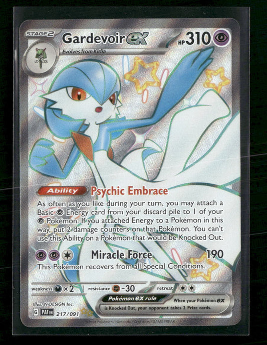 Gardevoir ex SV: Paldean Fates #217/091