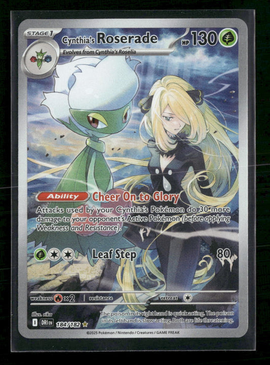 Cynthia's Roserade SV10: Destined Rivals #184/182