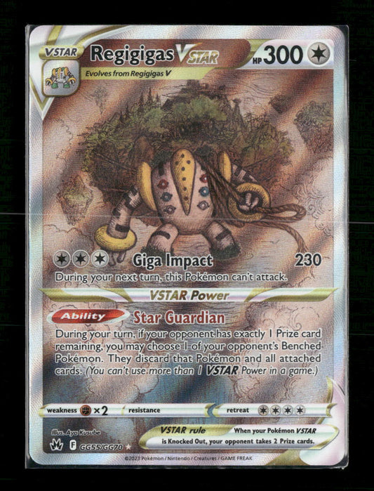 Regigigas VSTAR Crown Zenith: Galarian Gallery #GG55/GG70