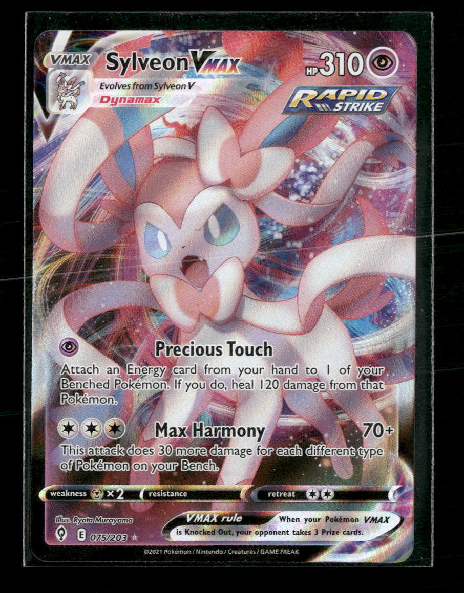 Sylveon VMAX SWSH07: Evolving Skies #075/203