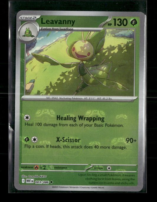 Leavanny (Master Ball Pattern) SV: White Flare #003/086