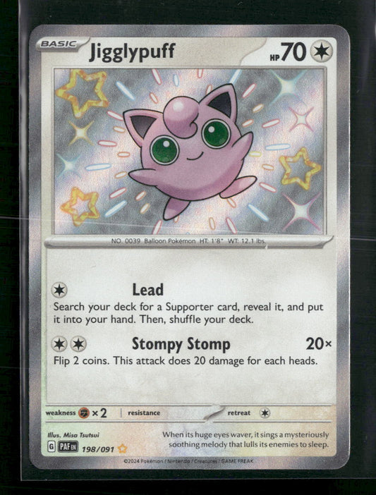 Jigglypuff SV: Paldean Fates #198/091