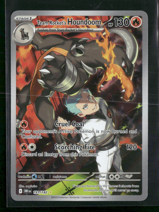 Team Rocket's Houndoom SV10: Destined Rivals #191/182