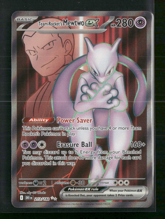 Team Rocket's Mewtwo ex SV10: Destined Rivals #213/182