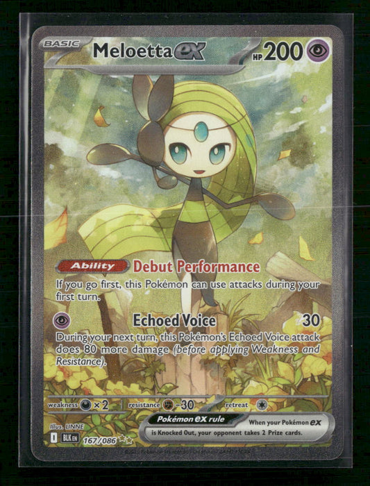 Meloetta ex SV: Black Bolt #167/086