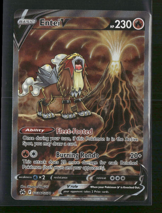 Entei V Crown Zenith: Galarian Gallery #GG36/GG70