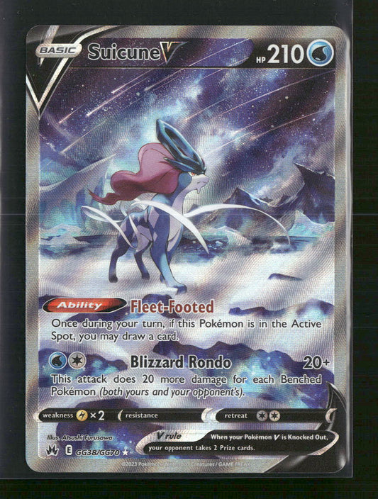 Suicune V Crown Zenith: Galarian Gallery #GG38/GG70