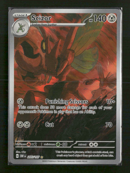 Scizor SV03: Obsidian Flames #205/197