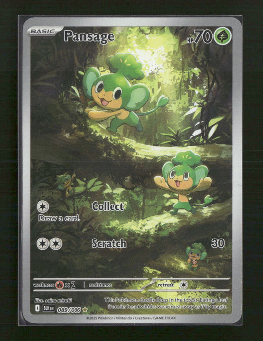 Pansage SV: Black Bolt #089/086