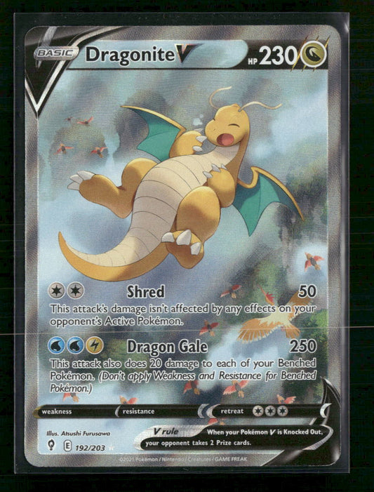 Dragonite V (Alternate Full Art) SWSH07: Evolving Skies #192/203