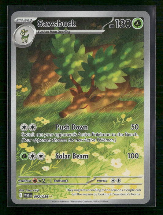 Sawsbuck SV: White Flare #092/086