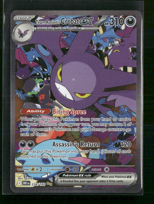 Team Rocket's Crobat ex SV10: Destined Rivals #234/182