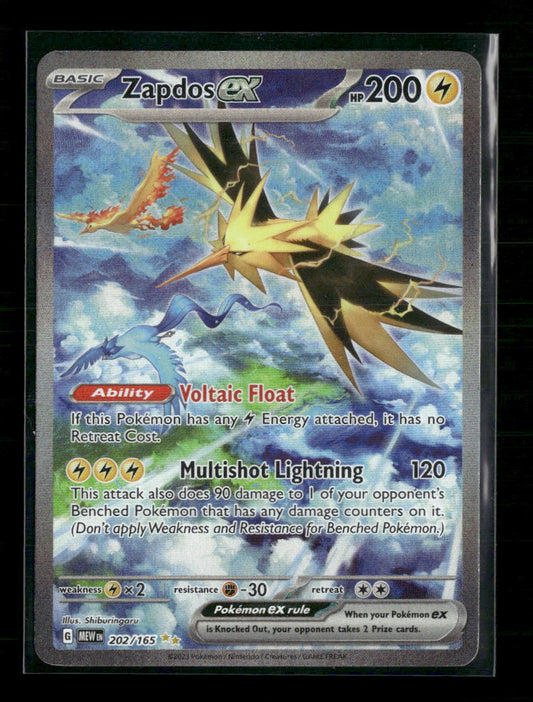 Zapdos ex SV: Scarlet & Violet 151 #202/165