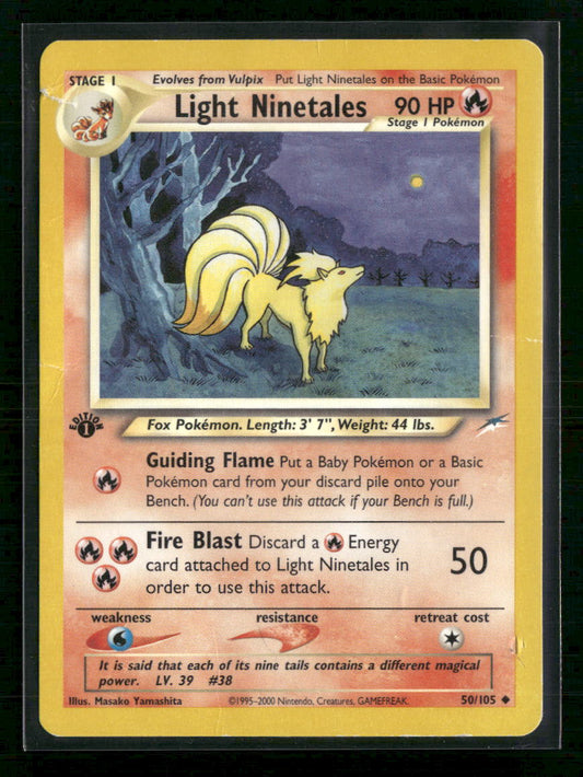 Light Ninetales Neo Destiny #050/105