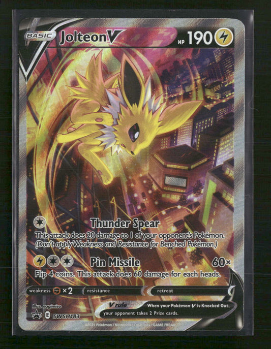 Jolteon V SWSH: Sword & Shield Promo Cards #SWSH183