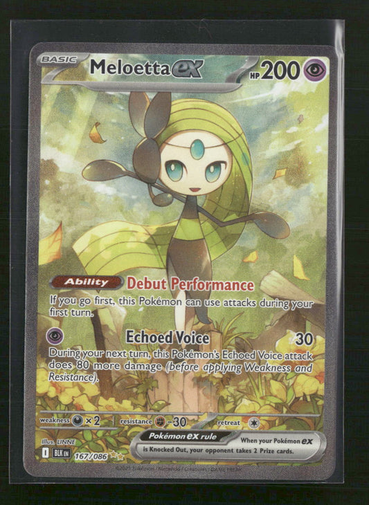 Meloetta ex SV: Black Bolt #167/086