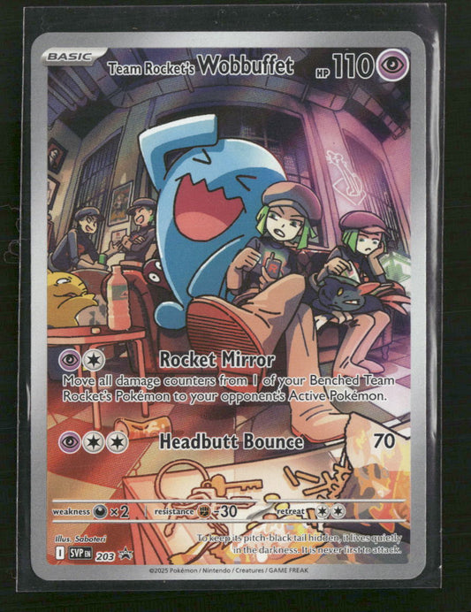 Team Rocket's Wobbuffet SV: Scarlet & Violet Promo Cards #203