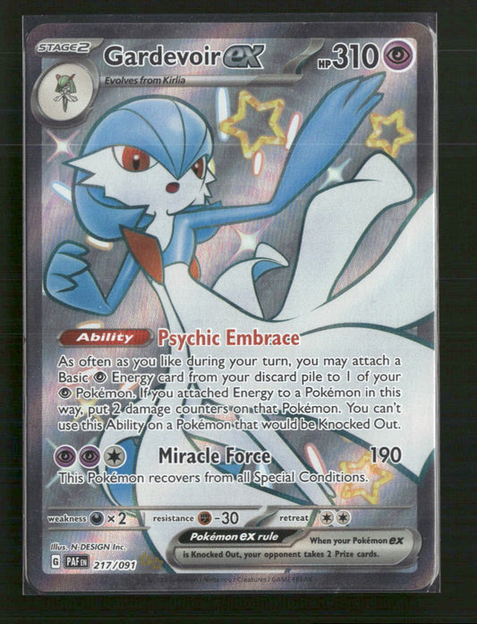 Gardevoir ex SV: Paldean Fates #217/091