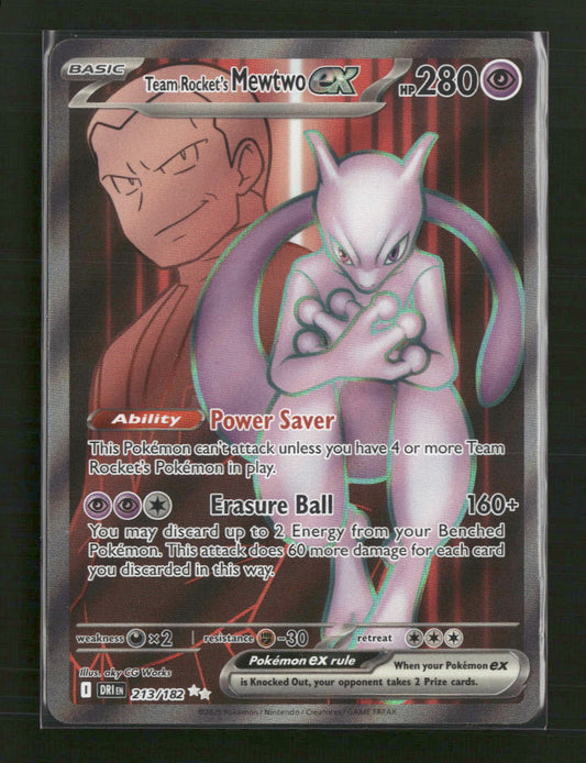 Team Rocket's Mewtwo ex SV10: Destined Rivals #213/182