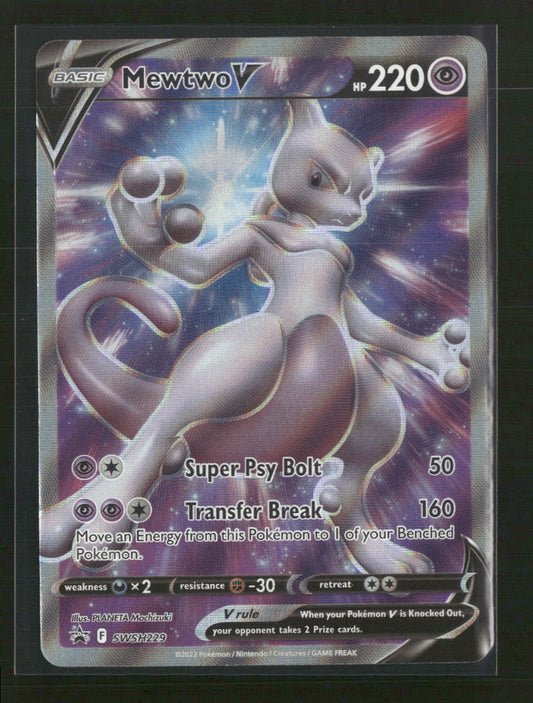 Mewtwo V SWSH: Sword & Shield Promo Cards #SWSH229