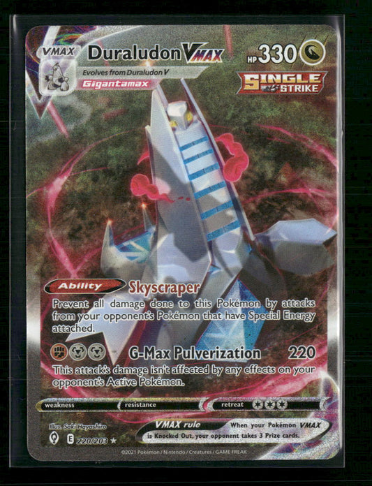 Duraludon VMAX (Alternate Art Secret) SWSH07: Evolving Skies #220/203