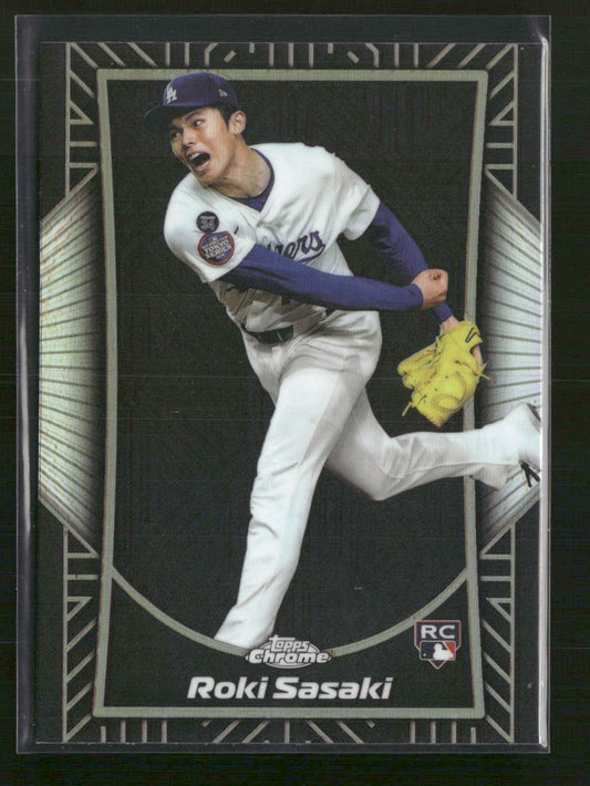 Roki Sasaki 2025 Topps Chrome #SE-15 Shadow Etch