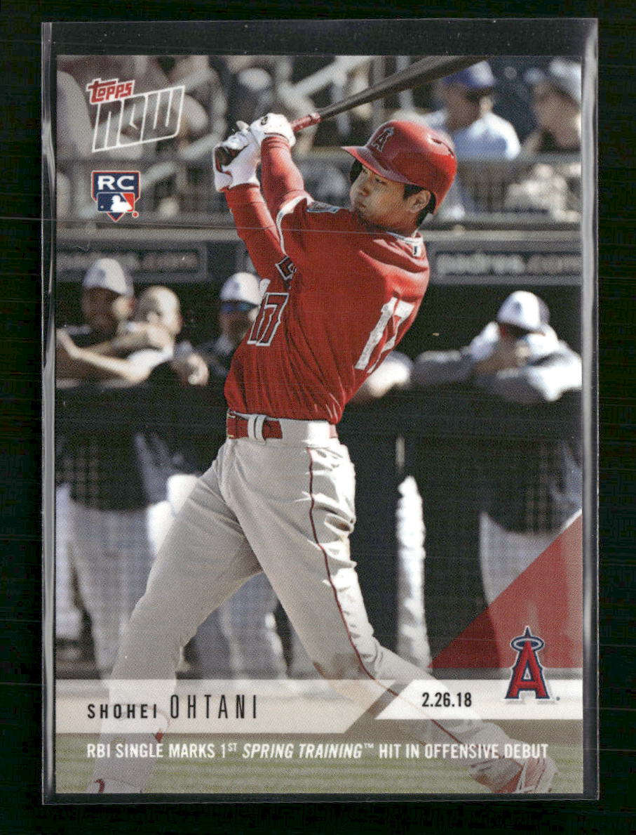 Shohei Ohtani 2018 Topps Now #ST-7 Spring Training