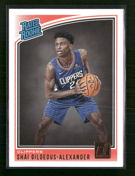Shai Gilgeous-Alexander 2018-19 Donruss #162