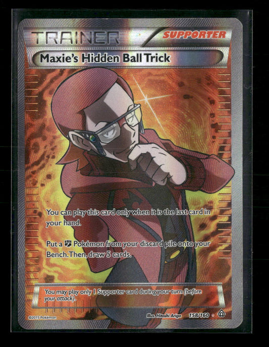 Maxie's Hidden Ball Trick (158 Full Art) XY - Primal Clash #158/160