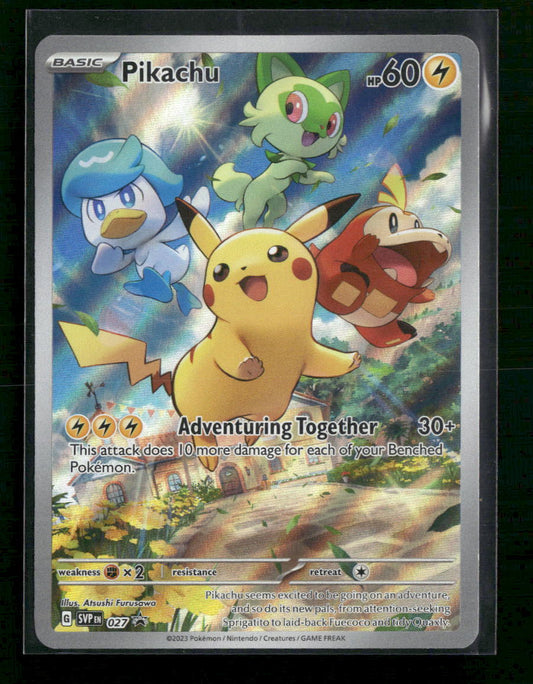 Pikachu SV: Scarlet & Violet Promo Cards #027
