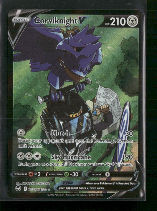 Corviknight V SWSH12: Silver Tempest Trainer Gallery #TG18/TG30