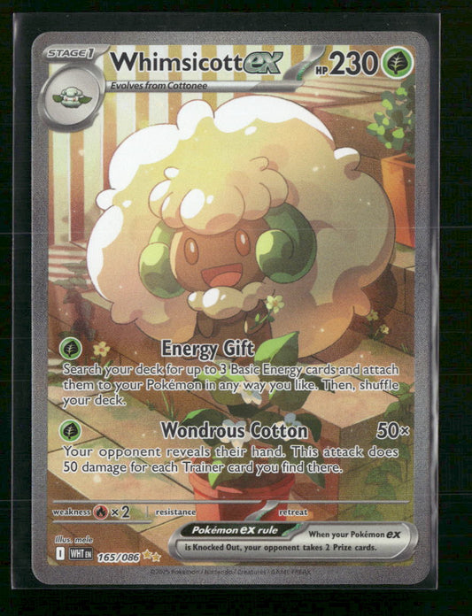 Whimsicott ex SV: White Flare #165/086
