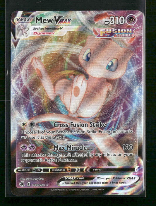 Mew VMAX SWSH08: Fusion Strike #114/264