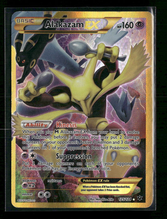 XY - Fates Collide Alakazam EX (Secret) #125/124