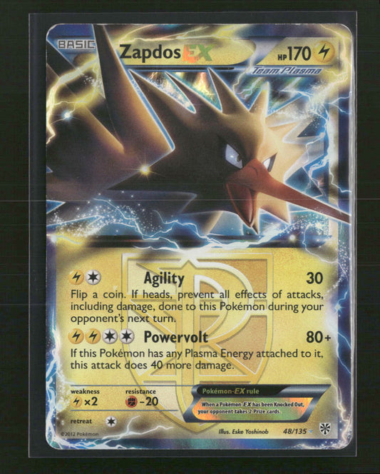 Plasma Storm Zapdos EX (Team Plasma) #48/135